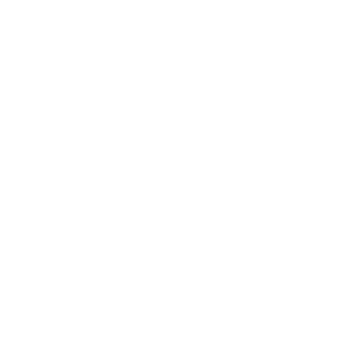 White line icon of a wall clock